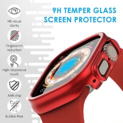 anti scratch hd tempered glass invisible screen protector for apple watch ultra series 49mm i phonecases com 6