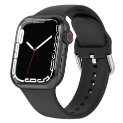classic buckle apple watch band compatible with series 6 5 3 se 7 8 silicone strap i phonecases com 1 22463588696182