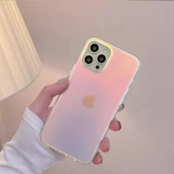 luxury fashion laser matte gradient phone case for iphone 14 pro max 13 12 11 x xr xs 7 8