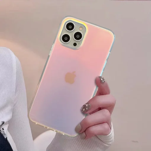 luxury fashion laser matte gradient phone case for iphone 14 pro max 13 12 11 x xr xs 7 8