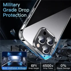 suitable for iphone 13 14 pro mobile phone case advanced transparent space shell silicone tpu anti fall soft shell